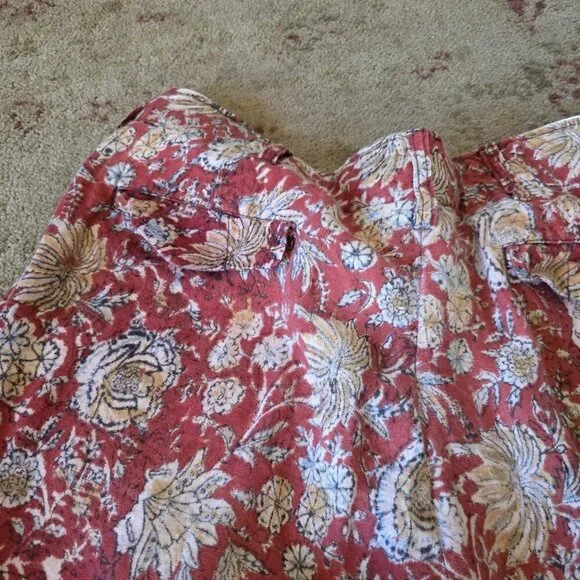 Polo Ralph Lauren Vintage All Over Print Floral Linen Shorts Men's Size 36